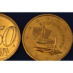 50 CENT CHYPRE 2011 UNC 210.000 EX.