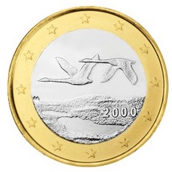 1 EURO Finlande 2000 UNC 36.639.000 EX.