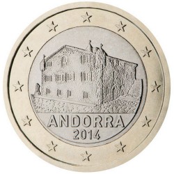 1 EURO ANDORRE 2014 UNC 651.842 EX.