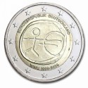 Allemagne 2 Euro commémorative 2009 - 10 ans de l'Euro - UEM - J - Hambourg Allemagne 2009  6.300.000 EX.