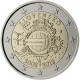 Slovaquie 2 Euro commémorative 2012 - Dix ans de billets et pièces en euros  1.000.000 EX.
