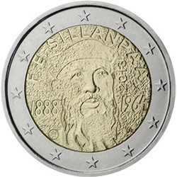Finlande 2 Euro commémorative 2013 125e anniversaire de la naissance de Frans Eemil SILLANPÄÄ  1.489.000 EX.