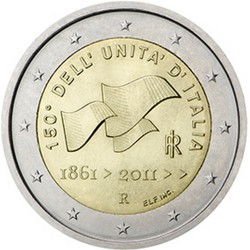 Italie 2 Euro commémorative 2011 - 150e anniversaire de l’unification de l’Italie  10.000.000 EX.