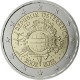 Autriche 2 Euro commémorative 2012 Dix ans de billets et pièces en euros  11.000.000 EX.