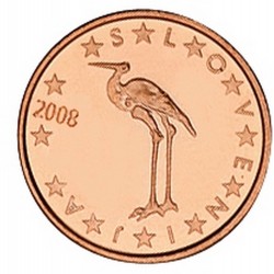 1 CENT SLOVENIE 2008 BU 148.000 EX.