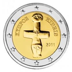 2 EURO CHYPRE 2011 BU 210.000 EX.