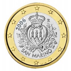 1 EURO SAN MARIN 2006 BU 215.000  EX.
