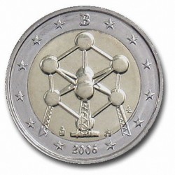 Belgique 2 Euro commémorative Atomium de Bruxelles 2006  5.000.000 EX.