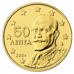 50 CENT Grèce 2004 UNC 500.000 EX.