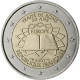 France 2 Euro commémorative 2007 Traité de Rome  9.400.000 EX.