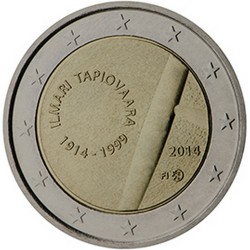 Finlande 2 Euro commémorative 2014 100e anniversaire de la naissance du designer Ilmari Tapiovaara  989.000 EX.