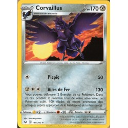 carte Pokémon 135/202 Corvaillus EB01 - Epée et Bouclier 1 NEUF FR