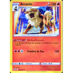 carte Pokémon 28/192 Arcanin EB02 - Epée et Bouclier - Clash des Rebelles NEUF FR