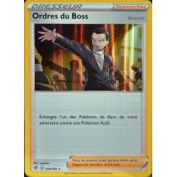 carte Pokémon 154/192 Ordres du Boss EB02 - Epée et Bouclier - Clash des Rebelles NEUF FR
