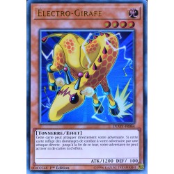carte YU-GI-OH DUOV-FR064 Électro-Girafe Ultra Rare NEUF FR