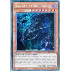 carte YU-GI-OH MP20-FR001 Danger ! Ogopogo ! Prismatic Secret Rare NEUF FR