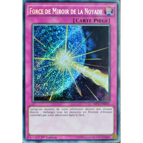 carte YU-GI-OH MP17-FR041 Force De Miroir De La Noyade Secret Rare NEUF FR
