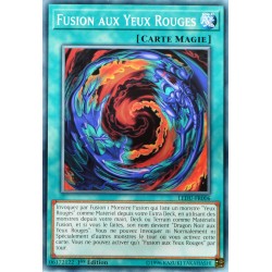 carte YU-GI-OH LEDU-FR006 Fusion aux Yeux Rouge Commune NEUF FR