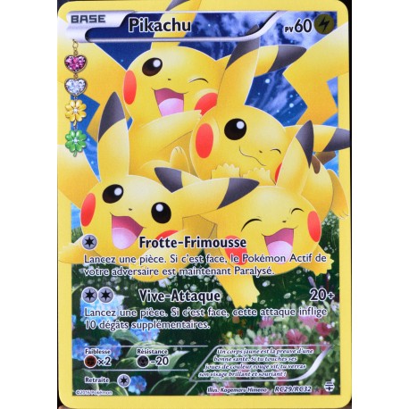carte Pokémon RC29 Pikachu 60 PV - ULTRA RARE - FULL ART Rayonnement NEUF FR