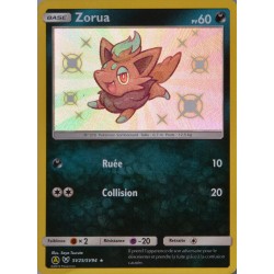 carte Pokémon SV25/68 Zorua 60 PV - SHINY SL11.5 - Soleil et Lune - Destinées Occultes NEUF FR