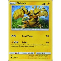 carte Pokémon 42/147 Elektek 80 PV SL3 - Soleil et Lune - Ombres Ardentes NEUF FR