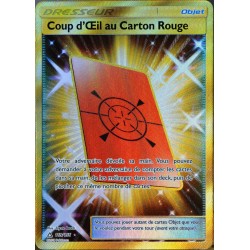 carte Pokémon 169/156 Coup d'Œil au Carton Rouge SL5 - Soleil et Lune - Ultra Prisme NEUF FR