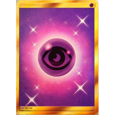 carte Pokémon 162/149 Énergie Psy - FULL ART SECRETE SM1 - Soleil et Lune NEUF FR