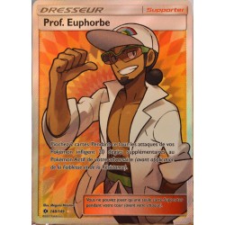 carte Pokémon 148/149 Prof. Euphorbe - FULL ART SM1 - Soleil et Lune NEUF FR
