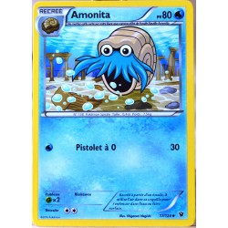 carte Pokémon 17/124 Amonita 80 PV XY - Impact des Destins NEUF FR
