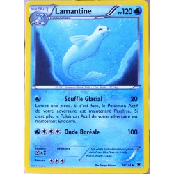 carte Pokémon 16/124 Lamantine 120 PV XY - Impact des Destins NEUF FR