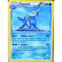 carte Pokémon 32/114 Clamiral 140 PV XY - Offensive Vapeur NEUF FR