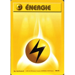 carte Pokémon 100/102 Energie Electrique Set de base NEUF FR