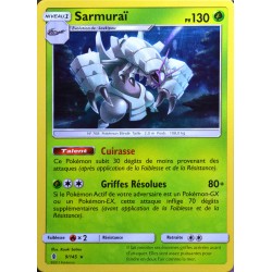 carte Pokémon 9/145 Sarmuraï 130 PV - HOLO SL2 - Soleil et Lune - Gardiens Ascendants NEUF FR