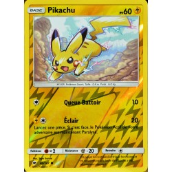 carte Pokémon 40/147 Pikachu 60 PV - REVERSE SL3 - Soleil et Lune - Ombres Ardentes NEUF FR