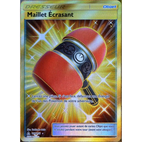 carte Pokémon 166/156 Maillet Écrasant SL5 - Soleil et Lune - Ultra Prisme NEUF FR
