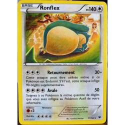 carte Pokémon 77/124 Ronflex 140 PV XY - Impact des Destins NEUF FR
