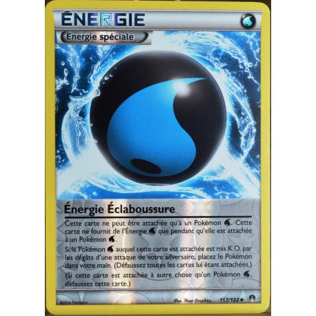 carte Pokémon 113/122 Energie Eclaboussure - REVERSE XY - Rupture Turbo NEUF FR