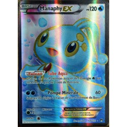 carte Pokémon 116/122 Manaphy Ex 120 PV - ULTRA RARE - FULL ART XY - Rupture Turbo NEUF FR