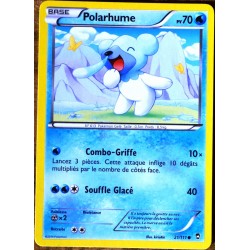 carte Pokémon 21/111 Polarhume 70 PV XY03 XY Poings Furieux NEUF FR