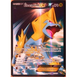 carte Pokémon 113/119 Elecsprint EX 170 PV ULTRA RARE FULL ART XY04 NEUF FR