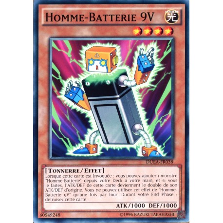 carte YU-GI-OH DUEA-FR038 Homme-batterie 9v (Batteryman 9-Volt) - Commune NEUF FR