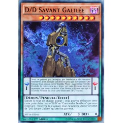carte YU-GI-OH MP16-FR166 D/D Savant Galilée (D/D Savant Galilei) - Commune NEUF FR