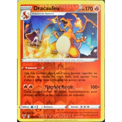 carte Pokémon 025/185 Dracaufeu ★ 170 PV - REVERSE EB04 - Épée et Bouclier – Voltage Éclatant NEUF FR