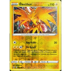 carte Pokémon 048/185 Électhor ★H 110 PV - REVERSE EB04 - Épée et Bouclier – Voltage Éclatant NEUF FR
