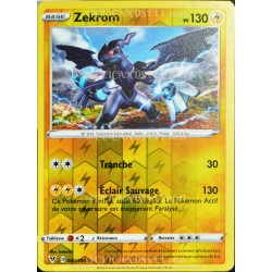 carte Pokémon 060/185 Zekrom ★H 130 PV - REVERSE EB04 - Épée et Bouclier – Voltage Éclatant NEUF FR 