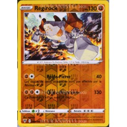 carte Pokémon 089/185 Regirock ★H 130 PV - REVERSE EB04 - Épée et Bouclier – Voltage Éclatant NEUF FR 