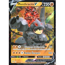 carte Pokémon 098/185 Monthracite-V ★ 220 PV EB04 - Épée et Bouclier – Voltage Éclatant NEUF FR 