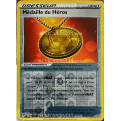 carte Pokémon 152/185 Médaille du Héros ◆ - REVERSE EB04 - Épée et Bouclier – Voltage Éclatant NEUF FR 