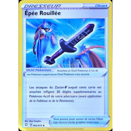 carte Pokémon 062/072 Épée Rouillée ◆  EB4.5 - Épée et Bouclier – Destinées Radieuses NEUF FR 