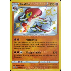 carte Pokémon SV073/SV122 Krakos ★CH EB4.5 - Épée et Bouclier – Destinées Radieuses NEUF FR 
